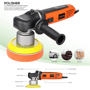 AIOPR 6 Power Waxer Car Polisher for Polishing Sanding, Waxing, Buffing​