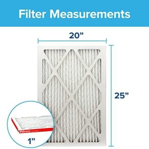 Filtrete 20x25x1 Air Filter, MPR 1000, MERV 11, Micro Allergen Defense 3-Month Pleated 1-Inch Air Filters, 4 Filters