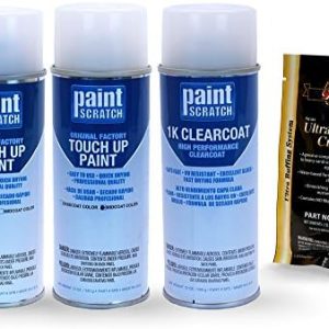 PAINTSCRATCH Touch Up Paint Tricoat Spray Can Car Scratch Repair Kit – Compatible/Replacement for Honda Civic Premium White Pearl Tricoat (Color Code: NH-624P)