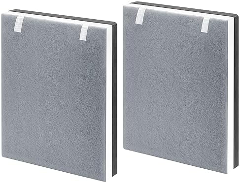 2 Pack Vital 100 True HEPA Replacement Filter Compatible with LEVOIT 100 Air Purifier, H13 and High-Efficiency Activated Carbon Set, Part Number 100-RF