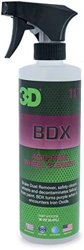 3D BDX Iron Remover - Removes Brake Dust, Iron Oxidation & Fallout on Car Wheels & Paint 16oz.