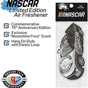 NASCAR – 75th Anniversary Limited Edition – Automotive Car Air Freshener – Moonshine Frost (Nascar/3-Pack)
