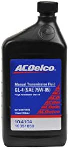 ACDelco 805270 GM Original Equipment 10-4104 XGP SAE 75W-85 Manual Transmission Fluid - 1 qt