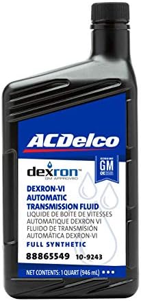 ACDelco GM Original Equipment 10-9243 Dexron VI Full Synthetic Automatic Transmission Fluid - 1 qt