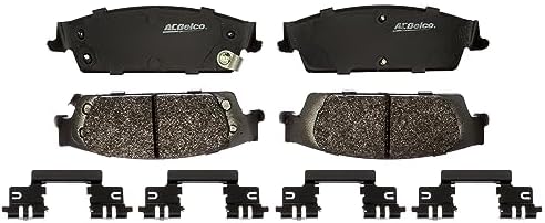 ACDelco Gold 17D1707MHPV Enhanced Performance Semi-Metallic Rear Disc Brake Pad Set (Police)