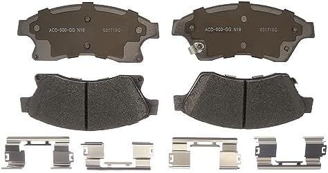 ACDelco Silver 14D1522CHF1 Ceramic Front Disc Brake Pad Set
