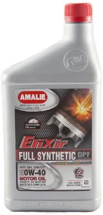 AMALIE (65776-56 0W-40 Elixir Full Synthetic Motor Oil - 1 Quart
