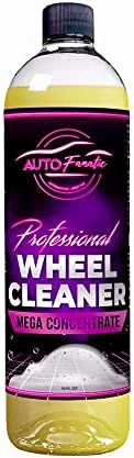 AUTO FANATIC Professional Foaming Wheel Cleaner - Wheel & Rim Cleaner for Car, Motorcycle, RV, SUV & Truck - Chemical Free Concentrated Formula Makes 4 Gallons - Use with Foam Cannon or Foam Sprayer