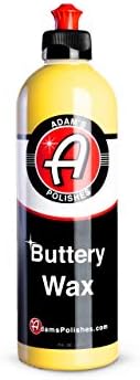 Adam's Buttery Wax (16oz) - Premium Infused Carnauba Liquid Wet Car Wax For Shine, Polish & Top Coat Paint Protection | Car Wash Enhancer & Clay Bar Lubricant | Car Boat Motorcycle RV Detailing