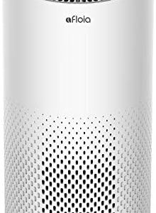 Afloia Air Purifiers for Home Large Room Up to 1076 Ft², H13 True HEPA Air Purifiers for Bedroom 22 dB, Air Purifiers for Pets Dust Dander Mold Pollen, Odor Smoke Eliminator, Kilo White, 7 Color Light