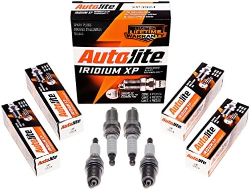 Autolite Iridium XP Automotive Replacement Spark Plugs, XP3924 (4 Pack)