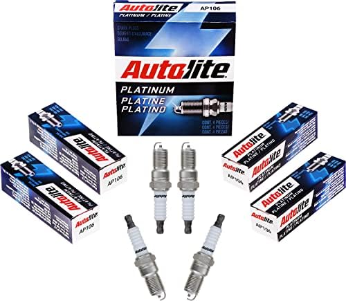 Autolite Platinum AP106 Automotive Replacement Spark Plugs (4 Pack)