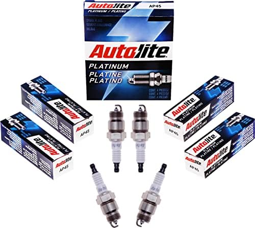 Autolite Platinum AP45 Automotive Replacement Spark Plugs (4 Pack)