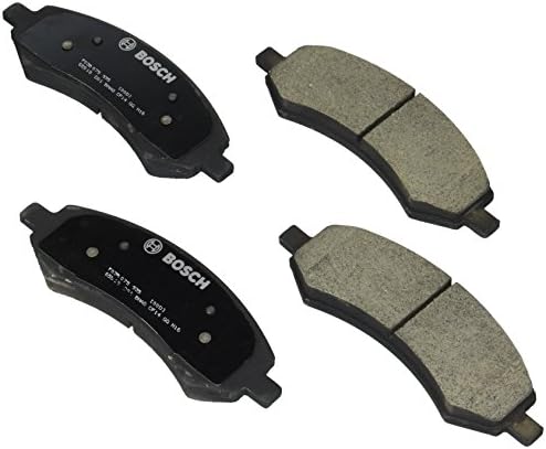 BOSCH BC1084 QuietCast Premium Ceramic Disc Brake Pad Set - Compatible With Select Chrysler Aspen; Dodge: Dakota, Durango, Ram 1500; Mitsubishi Raider; Ram: 1500, Dakota; FRONT
