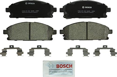 BOSCH BC855 QuietCast Premium Ceramic Disc Brake Pad Set - Compatible With Select Acura MDX; Infiniti Q45, QX4; Nissan Pathfinder, Quest; FRONT