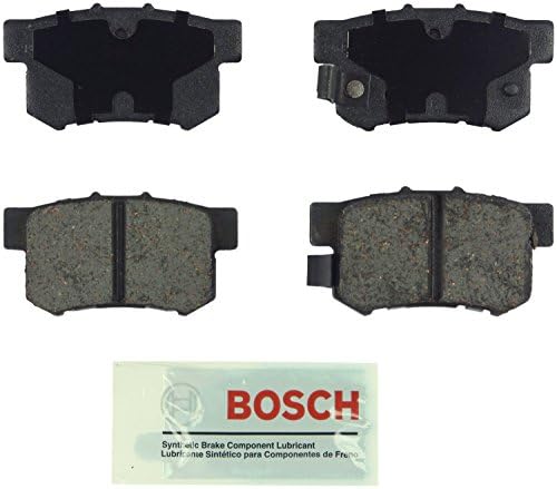 BOSCH BE536 Blue Ceramic Disc Brake Pad Set - Compatible With Select Acura CL, EL, Integra, Legend, RDX, RL, TL; Honda CR-V, Element, Odyssey; Isuzu Oasis; REAR