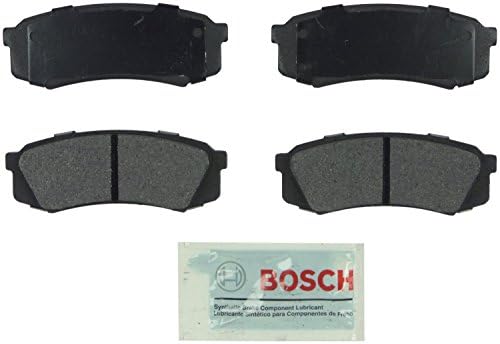 BOSCH BE606 Blue Semi-Metallic Disc Brake Pad Set - Compatible With Select Lexus GX460, GX470, LX450; Toyota 4Runner, FJ Cruiser, Land Cruiser, Sequoia; REAR