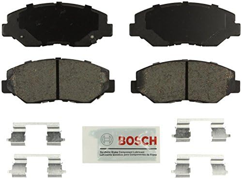 BOSCH BE914H Blue Ceramic Disc Brake Pad Set With Hardware - Compatible With Select Acura ILX; Honda Accord, Civic, CR-V, Element, Fit; FRONT