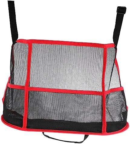 CHILDWEET 1pc Mesh Pocket Between Seats Car Net Pocket Organizer Car Storage Netting Pouch Pocket Wallet car seat Storage Bag mesh Bags for Travel Purse Holder The roof Child Auto Network