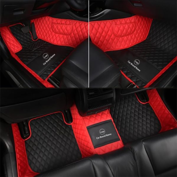 Custom-Fit Car Floor Mats: Waterproof, Soundproof, Insulated PU Material, Featuring Soundproof Cotton, Suitable for Most Vehicle Models