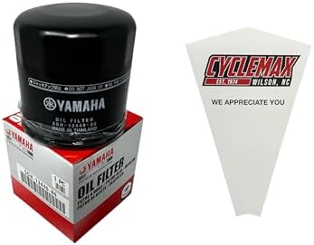 Cyclemax One Pack for Yamaha Oil Filter 5GH-13440-80-00 Contains One Filter and a Funnel