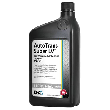 D-A LUBRICANT COMPANY 54586, Autotrans Super LV Full Synthetic Automatic Transmission Fluid (ATF), 4 Quart