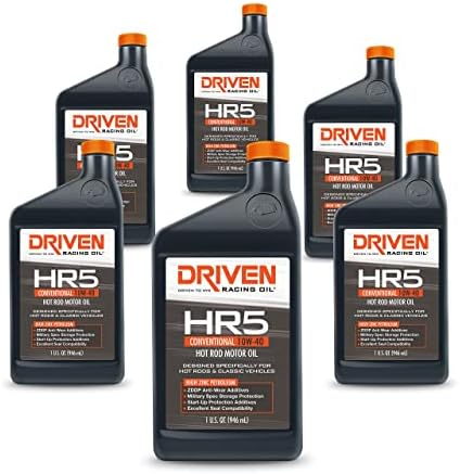 Driven Racing Oil HR5 10w-40 Motor Oil (6 Quarts)
