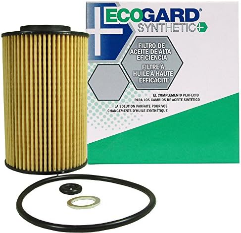 ECOGARD S5848 Premium Cartridge Engine Oil Filter for Synthetic Oil Fits Hyundai Genesis 3.8L 2009-2014, Veracruz 3.8L 2008-2012, Santa Fe 3.3L 2009, Sonata 3.3L 2009-2010
