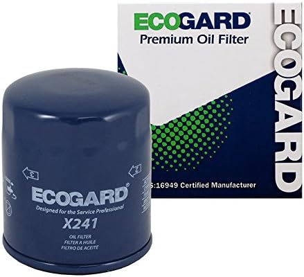 ECOGARD X241 Premium Spin-On Engine Oil Filter for Conventional Oil Fits Ford Focus 2.0L 2005-2018, Fusion 2.5L 2010-2020, Escape 2.0L 2013-2022, Escape 1.5L 2017-2022, Escape 2.5L 2009-2020