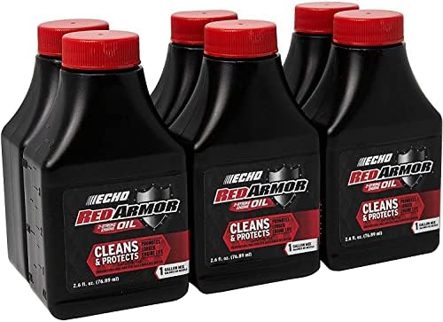 Echo 6550001 Red Armor 2-Cycle Engine Oil, Pack Of 6
