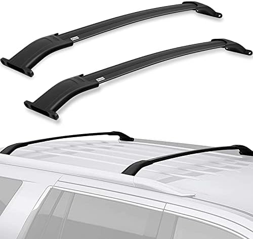 FINDAUTO Roof Rack Cross Bars for Cadillac Escalade ESV,for Chevy Suburban/Tahoe,for GMC Yukon 2015-2020,Cargo Bars with an Extra Strap,Cargo/Kayak/Bicycle Carrier,Max Loading 220LBS