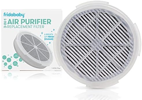 Frida Baby Replacement Filter for 3-in-1 Air Purifier with Activated Carbon Filter to Remove Odors, Air Pollution & More
