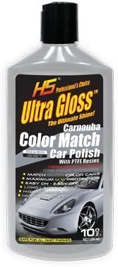 HS UltraGloss Carnauba Color Match Car Polish with PTFE results. The Professional Choice. 10 oz (1 PACK, SILVER)