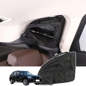 JONKOKO Car Trunk Bag Organizer Compatible with BMW X1 U11 2023-2024 Oxford Cloth Rear Storage Organizer,Auto Multifunctional Storage Bag (Left)
