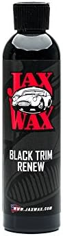 Jax Wax Black Trim Renew - Long-Lasting Car Trim Restorer and Refurbisher - Restore Faded Plastic Trim for a Like-New Condition - 8oz Bottle
