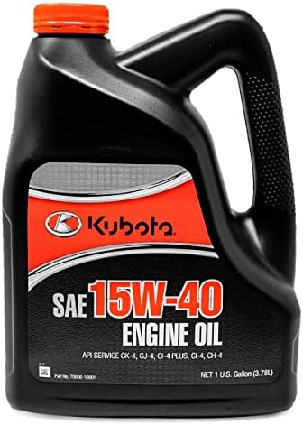 Kubota 1 Gallon Genuine OEM SAE 15W-40 Engine Oil 70000-10001