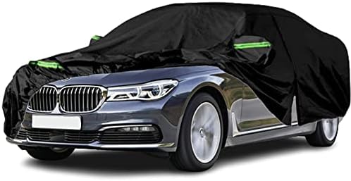 LTDNB Waterproof Car Covers Compatible with 2010-2023 BMW 7 Series 730i 740i 750i 760i, All Weather Custom-fit Car Cover with Zipper Door for Rain Snowproof UV Windproof Protection