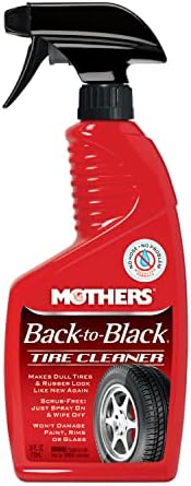 Mothers 09324 Back-to-Black Tire Cleaner, 24 fl. oz.