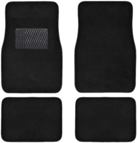 Motor Trend Premium Inter-Lock Backing Carpet Car Floor Mats - Front & Rear, Thick & Durable Auto Protection, Fits Most Cars Truck SUV Coupe Sedan