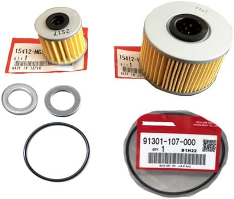 OEM Oil Filter Tune Up Kit Compatible with Honda Talon 1000R X Pioneer 1000 Oil Filters, O-Rings, & Washers