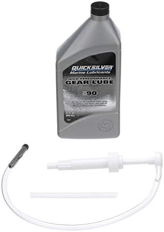 Quicksilver 802891Q05 SAE 90 High Performance Gear Lube and Pump Kit, 32 Fl. Oz.