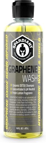 SPARDIANT Graphene Wash – pH NeutralCar Cleaning Shampoo Wash – Ceramic Coating, Sealant & Wax Friendly Car Cleaner Liquid – Car Protection Body Wash - Car Care Products