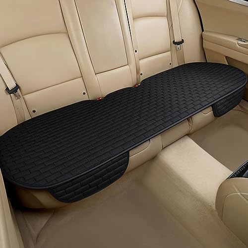 SPARK Car Seat Covers Cushion Pad - 1 Pcs Back Bottom Seat Covers for Cars Warm in Winter and Cool in Summer,Anti-Slip,Storage Bags Fit for 98% Vehicles - Black,1 Pcs