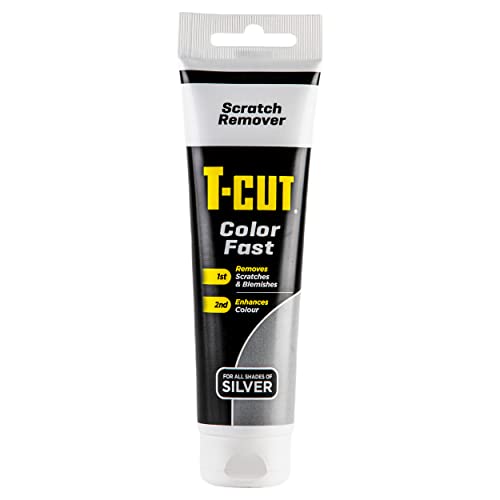T-Cut Color Fast Silver Car Wax Polish Scratch Remover Color Enhancer, 5.3 Oz