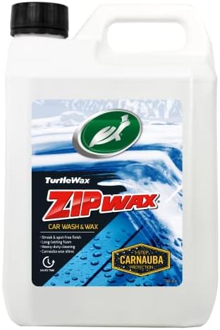 Turtle Wax 52821 Zip Wax Super Concentrated Car Wash Shampoo & Wax 2.5 Litre