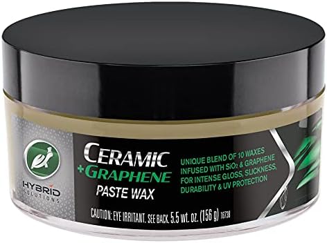 Turtle Wax 53737 Hybrid Solutions Ceramic Patent-Pending Graphene Paste Wax (5.5 oz), Black