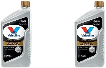 Valvoline Extended Protection 5W-20 Full Synthetic Motor Oil 1 Quart (Pack of 2)