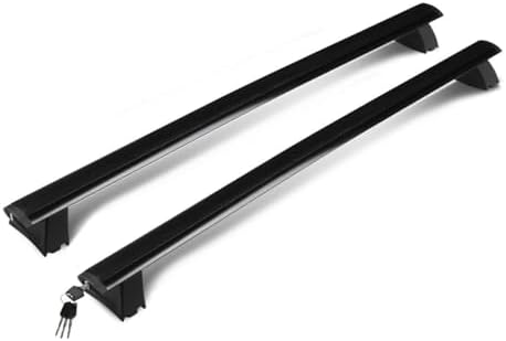 Venlcifjo for Aluminum Top Rail Roof Rack Bar w/Lock Aluminum Bolt-on,Fast delivery,Easy to Install,Free Return