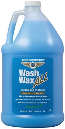 Wet or Waterless Car Wash Wax 128 fl. oz. Aircraft Quality for your Car, RV, Boat, Motorcycle Anywhere, Anytime, Home, Office, School, Garage, Parking Lots.