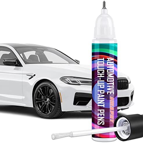 White Touch Up Paint for Cars, Automotive Touch Up Paint Pen, Two-In-One Scratch Remover for Deep Scratches, Quick And Easy Car Scratch Remover for Deep Scratches, Car Paint Scratch Repair for Vehicles (1pack)